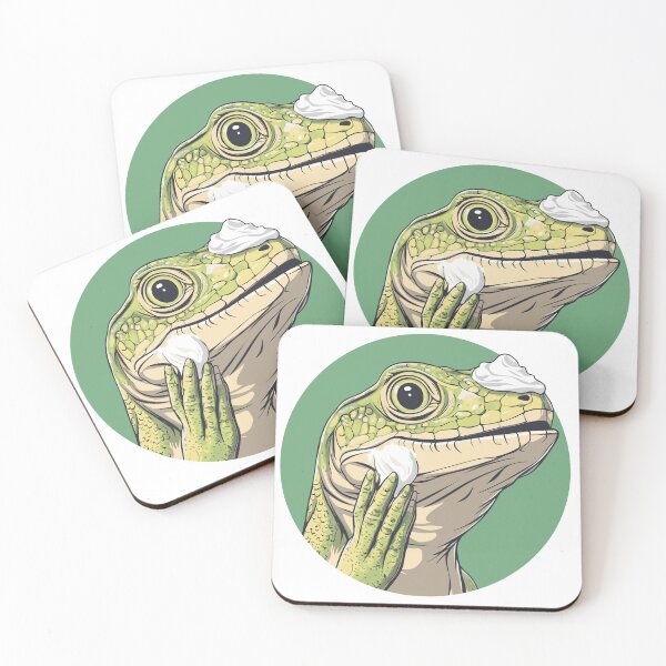 Item preview, Lizard with Sunscreen – Summer Ready! designed and sold by pehhappy.