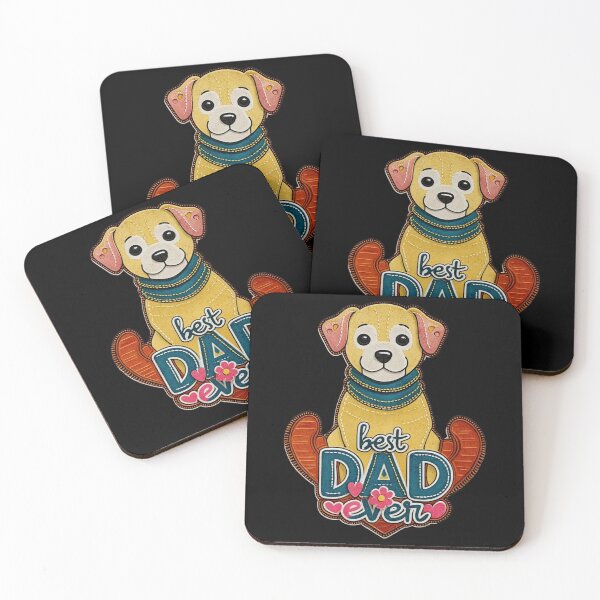 Item preview, Best Dad Ever Dog Lover Gift designed and sold by ArtDesignTp.