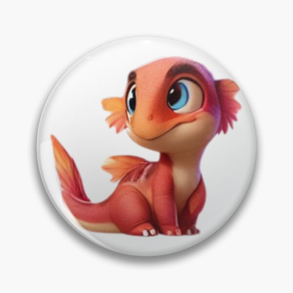 Item preview, Cute Red Baby Dinosaur designed and sold by Sillytoe.