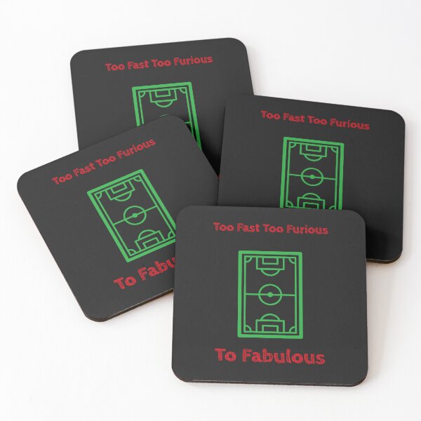Item preview, Too Fast Too Furious Too Fabulous Funny Girls Soccer design Pitch Field Red designed and sold by WhackingTax.