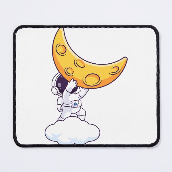 Item preview, Astronaut holding a crescent moon designed and sold by Aze99.