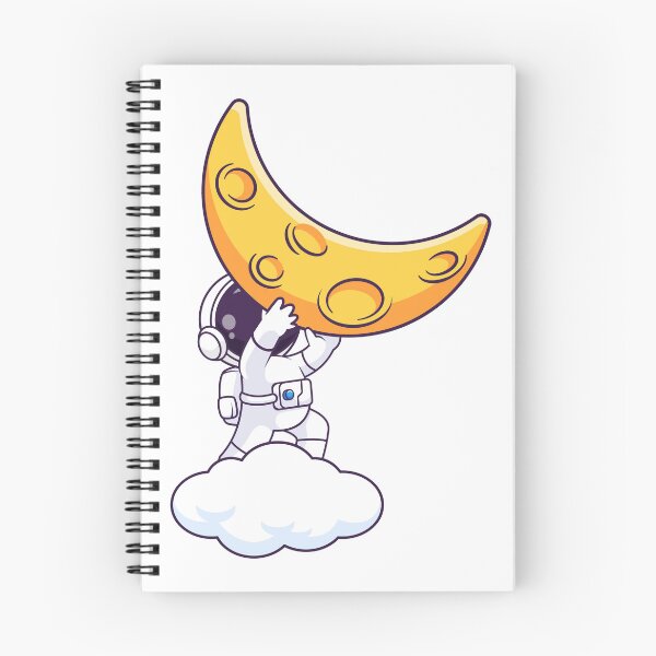 Item preview, Astronaut holding a crescent moon designed and sold by Aze99.