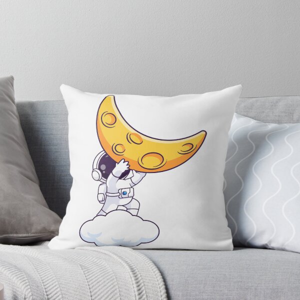 Item preview, Astronaut holding a crescent moon designed and sold by Aze99.