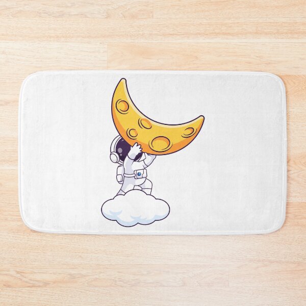 Item preview, Astronaut holding a crescent moon designed and sold by Aze99.