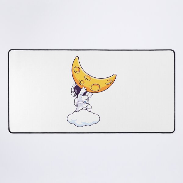 Item preview, Astronaut holding a crescent moon designed and sold by Aze99.