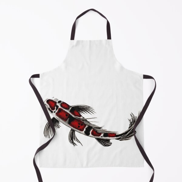 Item preview, Showa koi fish illustration designed and sold by LorenDowding.