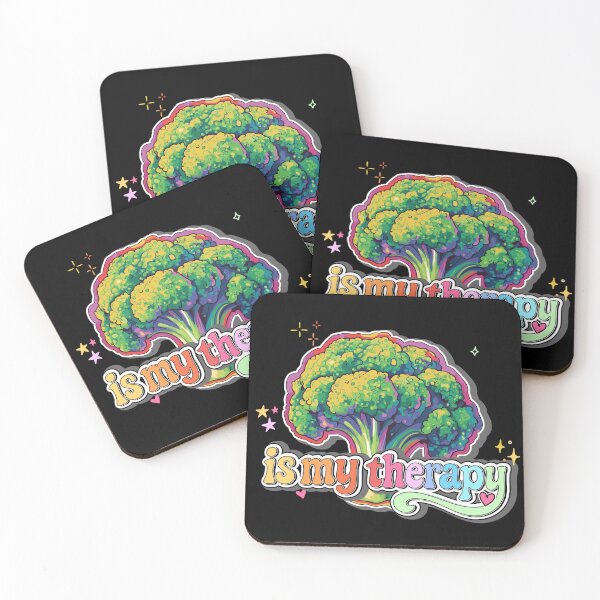 Artikelvorschau, Broccoli Is My Therapy – Funny Broccoli Design / b entworfen und verkauft von pehhappy.