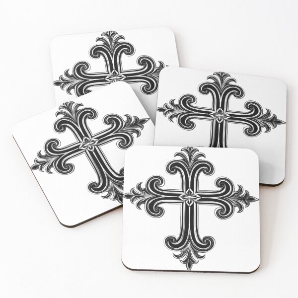 Item preview, Gothic Cross Ornament designed and sold by AlexLineArt.