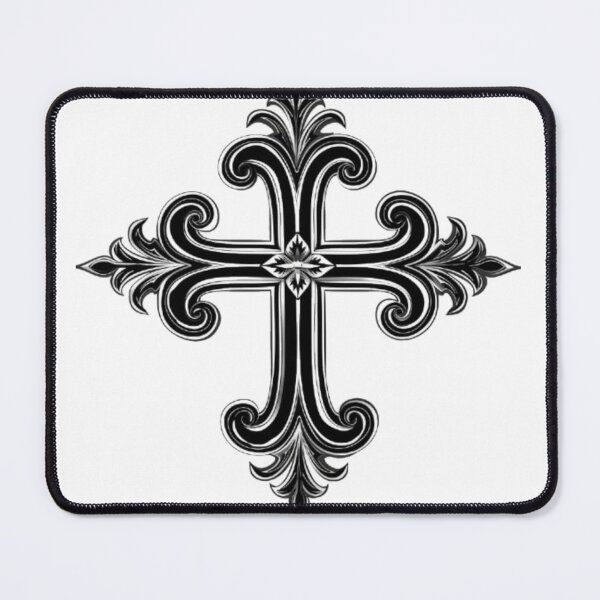 Item preview, Gothic Cross Ornament designed and sold by AlexLineArt.
