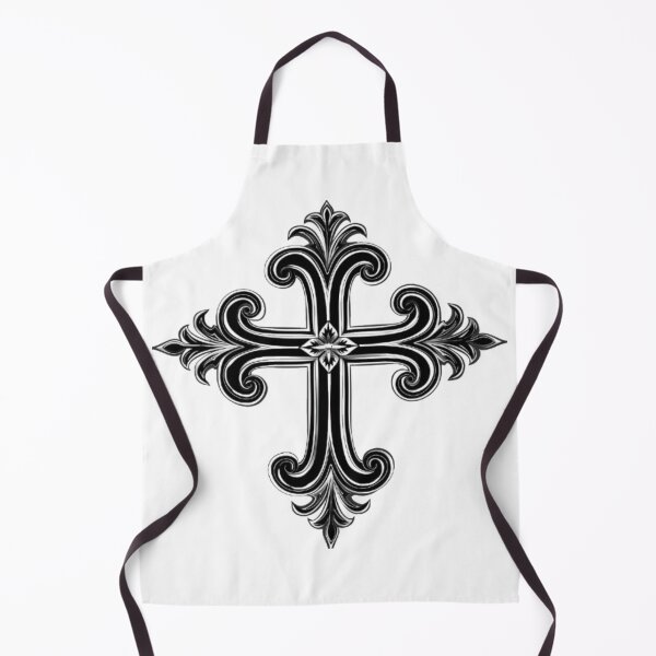 Item preview, Gothic Cross Ornament designed and sold by AlexLineArt.