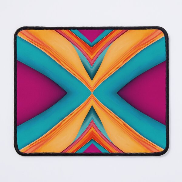 Item preview, Fusion of Flow – Bold Geometric Abstract Art Print designed and sold by TrendThreadsfor.