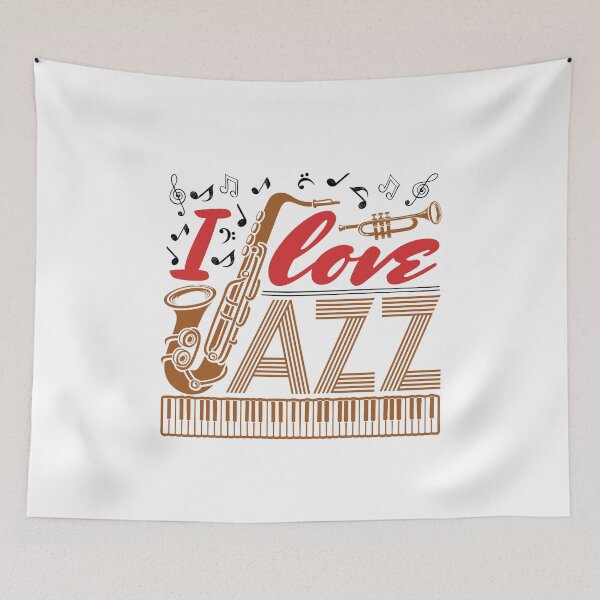 Item preview, I Love Jazz designed and sold by jaygo.