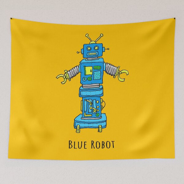 Item preview, Blue Robot designed and sold by That David Sutton.