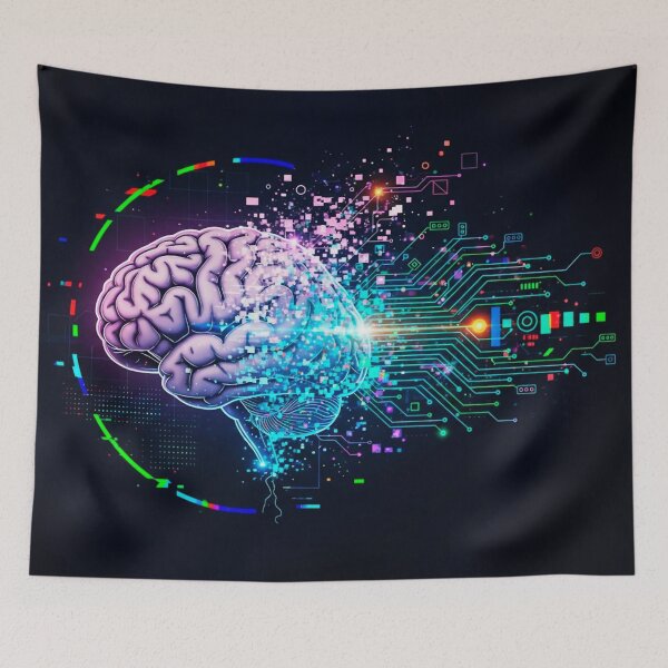 Item preview, Mind-Machine Fusion: The Age of Artificial Intelligence designed and sold by Zanattaa.