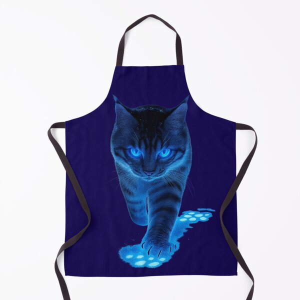 Item preview, Neon Ice Cat – Glowing Blue Eyes Fantasy Design designed and sold by NeonCore.