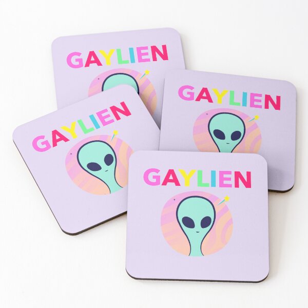 Item preview, Gaylien LGBTQ+ Alien Pride Funny Cosmic Design designed and sold by StrictlyPride.