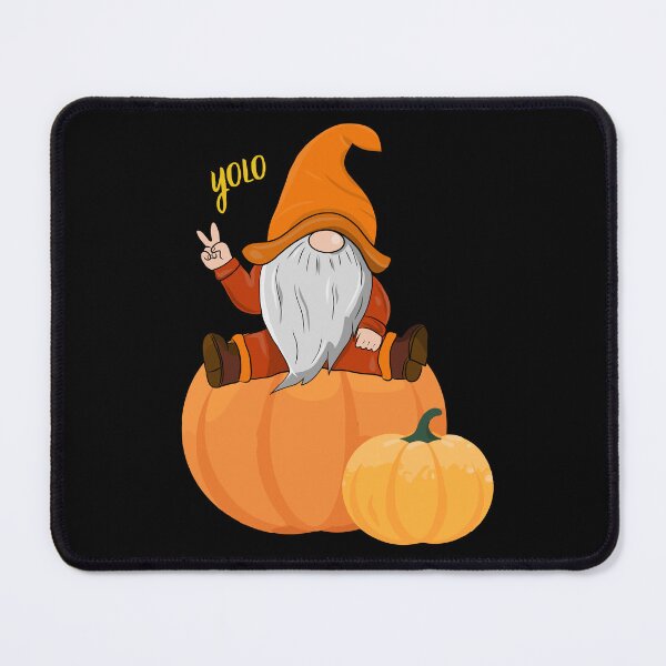 Item preview, Autumn gnome sitting on a pumpkin designed and sold by BooWearBer.