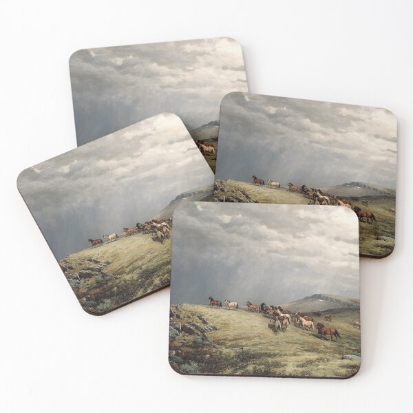 Item preview, Horses in the Mountains designed and sold by tomorrowsart.