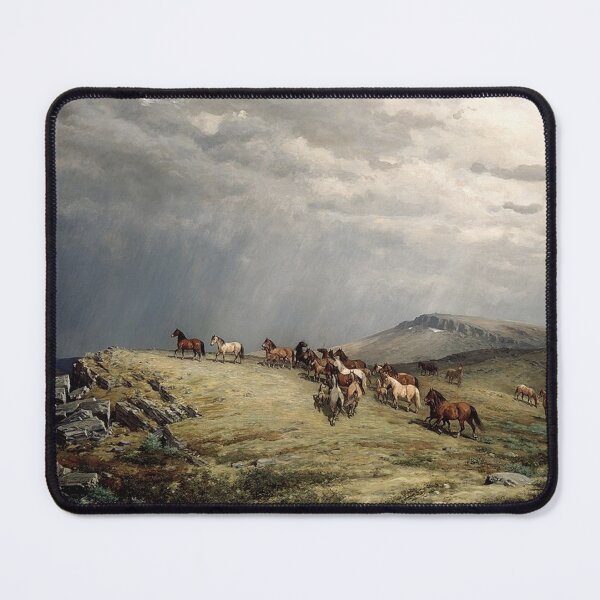 Item preview, Horses in the Mountains designed and sold by tomorrowsart.