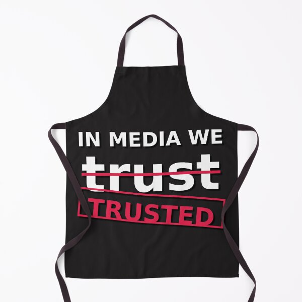 Item preview, In Media We Trusted (Past Tense) — Minimalist Skeptic Tee designed and sold by Sanctum Icons.