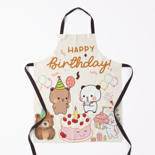 Item preview, Happy Birthday Cute DuDu Bear and BuBu Panda Are Celebrating 2026 designed and sold by DaresToDream.