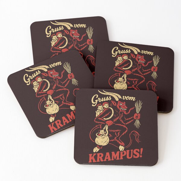 Item preview, Greetings From Krampus – Gruss vom Krampus Vintage Alpine Christmas Horror designed and sold by Victor Shadehorn.
