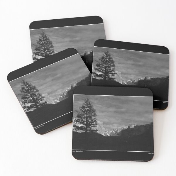 Artikelvorschau, Monochromes Yosemite Valley-Poster entworfen und verkauft von Wayne King.