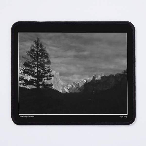 Item preview, Yosemite Valley Monochrome Poster designed and sold by Wayne King.