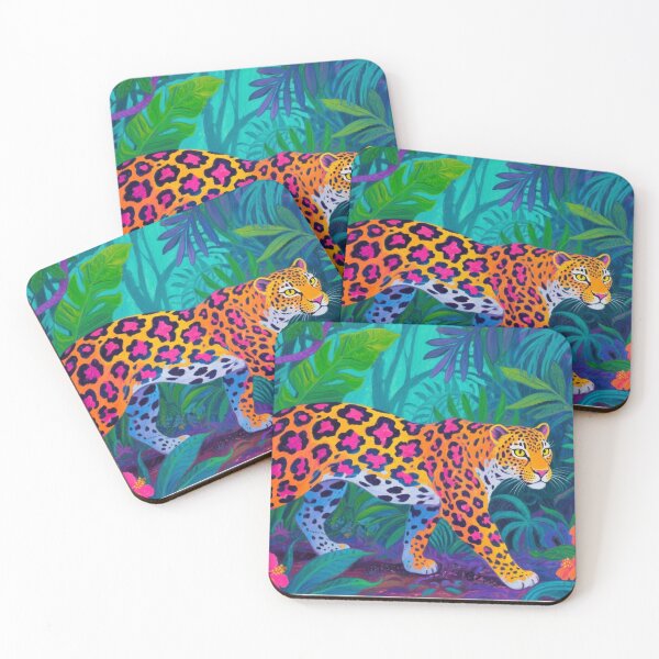 Item preview, Leaper of Spots and Tropical Knots designed and sold by SabaMirzique.