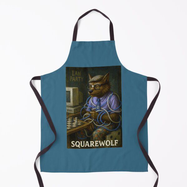 Item preview, Squarewolf in a Tangle designed and sold by Tridentulus.
