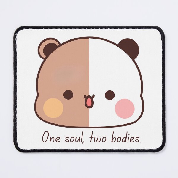 Item preview, One soul, two bodies Cute DuDu Bear and BuBu Panda Are Love Story 2026 designed and sold by DaresToDream.