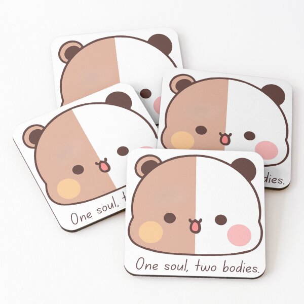 Item preview, One soul, two bodies Cute DuDu Bear and BuBu Panda Are Love Story 2026 designed and sold by DaresToDream.