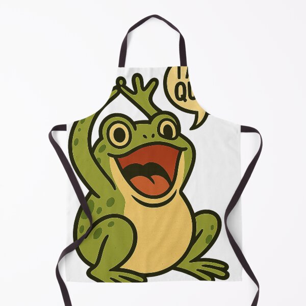 Item preview, Funny Frog Queen – Retro Comic Style | I Am the Queen! designed and sold by VitalLifeForce.