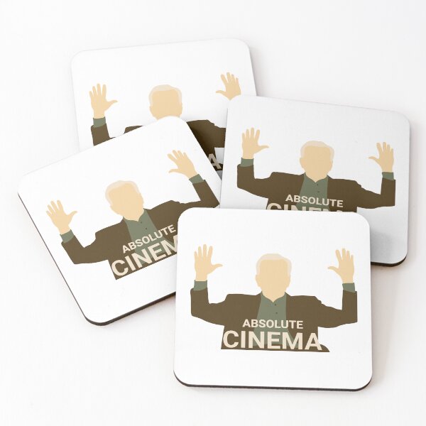 Item preview, Absolute Cinema Minimalist Poster – Iconic Film Quote Art designed and sold by Greemo03.