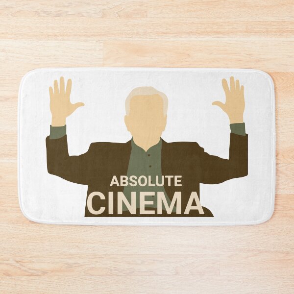Item preview, Absolute Cinema Minimalist Poster – Iconic Film Quote Art designed and sold by Greemo03.
