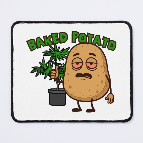 Item preview, Baked Potato Stoner Pun designed and sold by UNK-Fatigues.