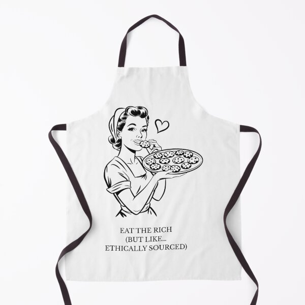 Item preview, Eat the Rich (But Like… Ethically Sourced) – Retro Funny Anti-Capitalism Quote designed and sold by Paperpoison.