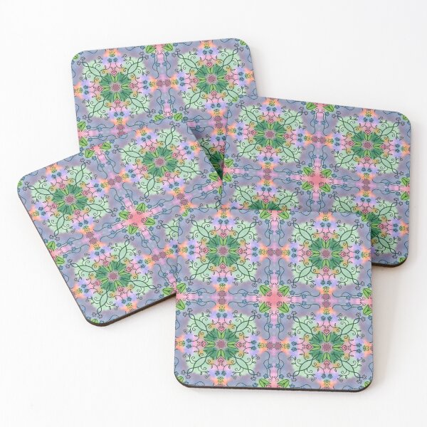 Item preview, Floral tile motif  designed and sold by cascadiacreator.