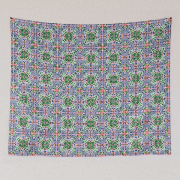 Item preview, Floral tile motif  designed and sold by cascadiacreator.