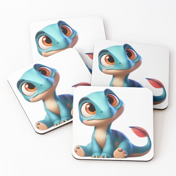 Item preview, Cute Baby Blue Dinosaur designed and sold by Sillytoe.