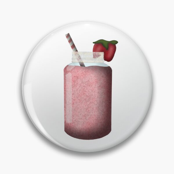 Item preview, Strawberry Smoothie in Jar designed and sold by DesignsByChloeZ.