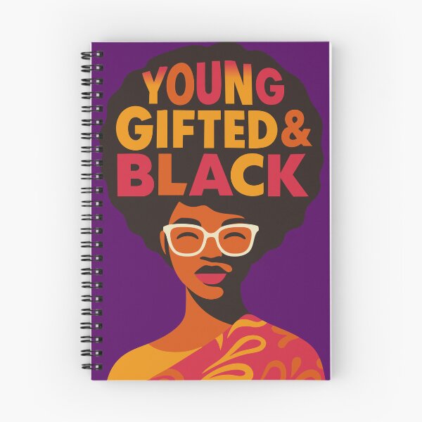 Item preview, oung Gifted & Black | Bold Afrocentric Gradient Empowerment Design designed and sold by XenoFinalDawn Shop.