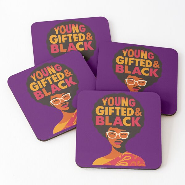 Item preview, oung Gifted & Black | Bold Afrocentric Gradient Empowerment Design designed and sold by XenoFinalDawn Shop.