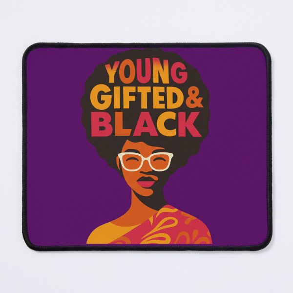 Item preview, oung Gifted & Black | Bold Afrocentric Gradient Empowerment Design designed and sold by XenoFinalDawn Shop.