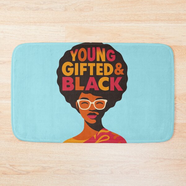 Item preview, oung Gifted & Black | Bold Afrocentric Gradient Empowerment Design designed and sold by XenoFinalDawn Shop.