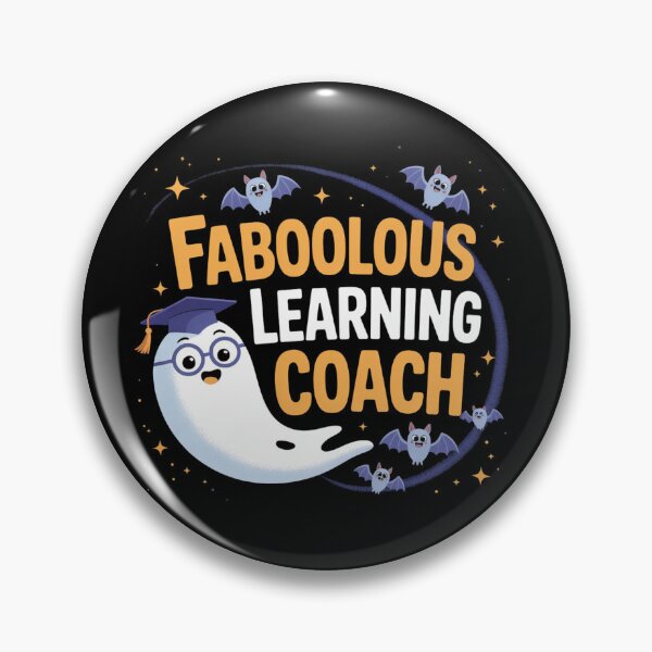 Item preview, Faboolous Learning Coach On Halloween Party Funny Ghost designed and sold by Dabbing Turtle Designs.