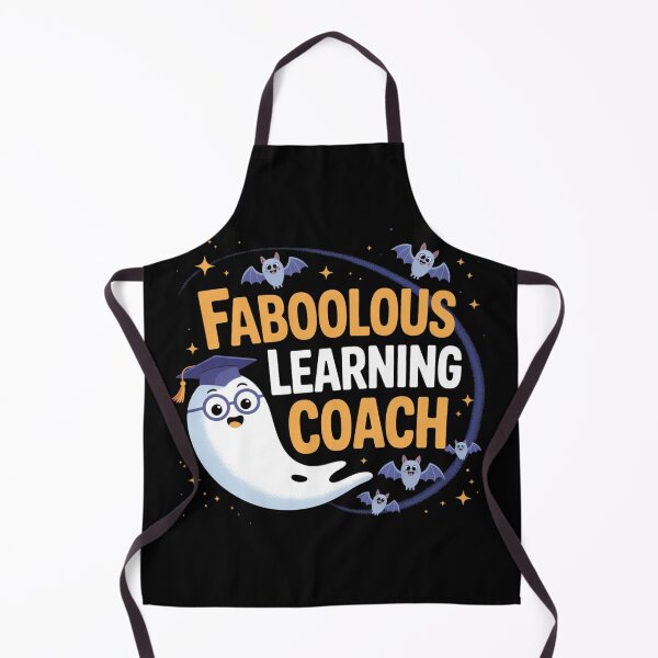 Item preview, Faboolous Learning Coach On Halloween Party Funny Ghost designed and sold by Dabbing Turtle Designs.