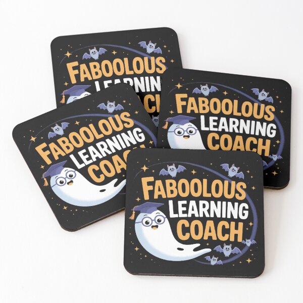 Item preview, Faboolous Learning Coach On Halloween Party Funny Ghost designed and sold by Dabbing Turtle Designs.