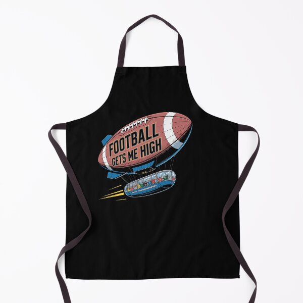 Item preview, Football Gets Me High - Football Blimp Tee designed and sold by Snark Town Tees.