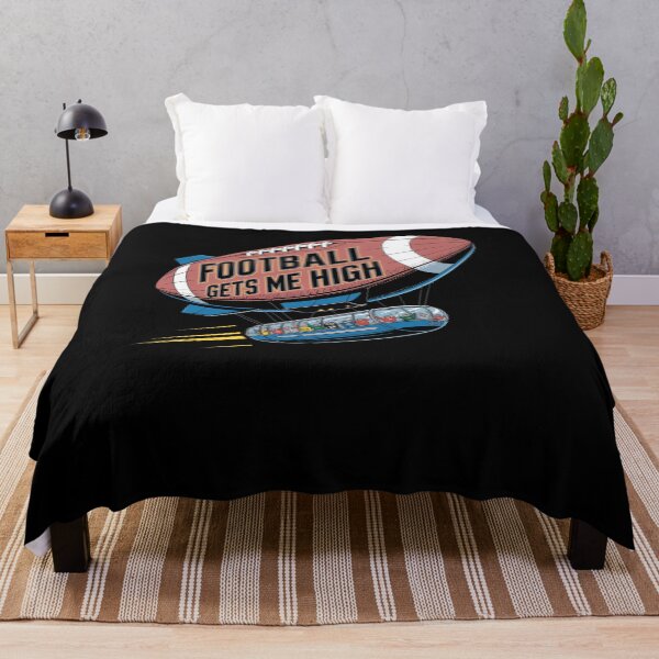 Item preview, Football Gets Me High - Football Blimp Tee designed and sold by Snark Town Tees.